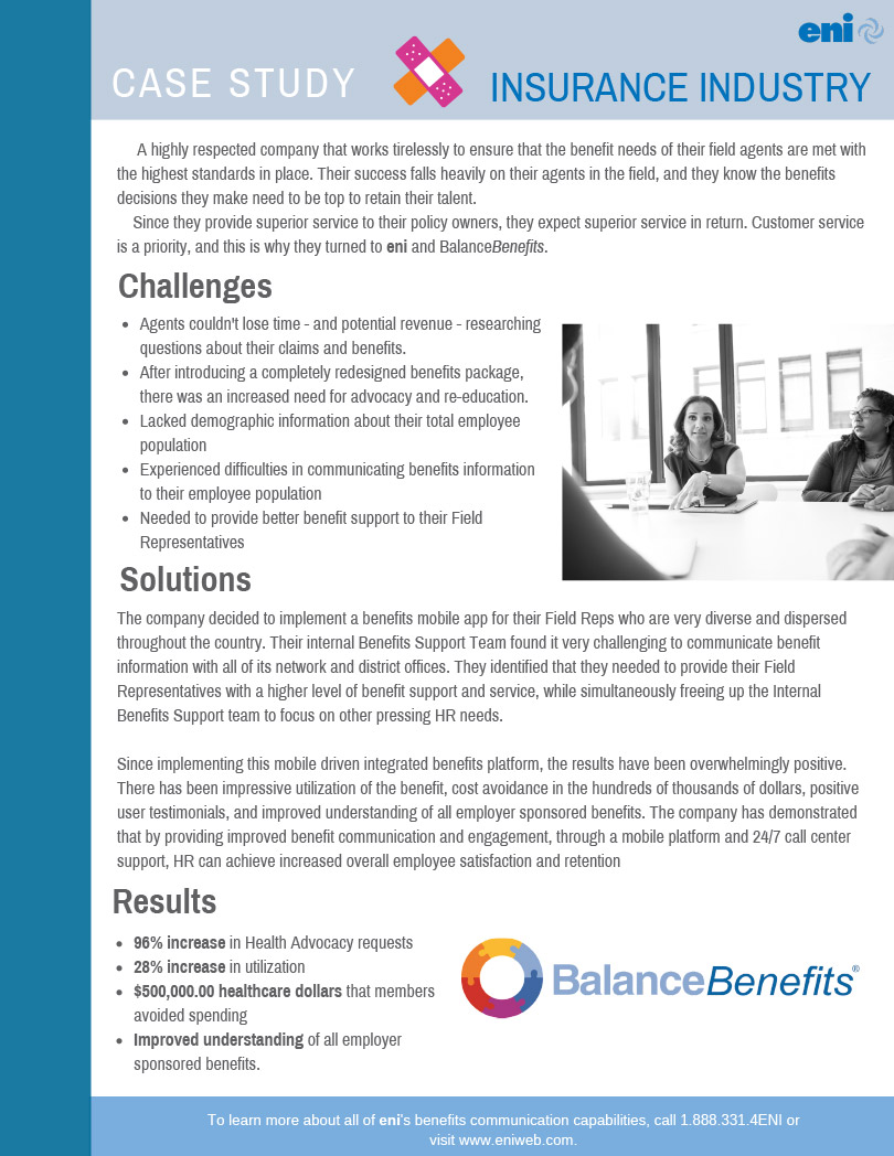 case study for insurance company